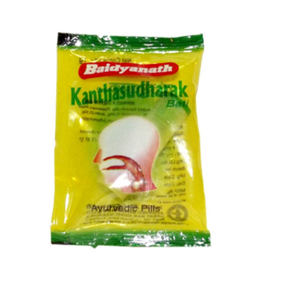 Baidyanath Kanth Sudharak Vati (6g) For Irritation, Pain and Inflammation Associated with Sore Throat