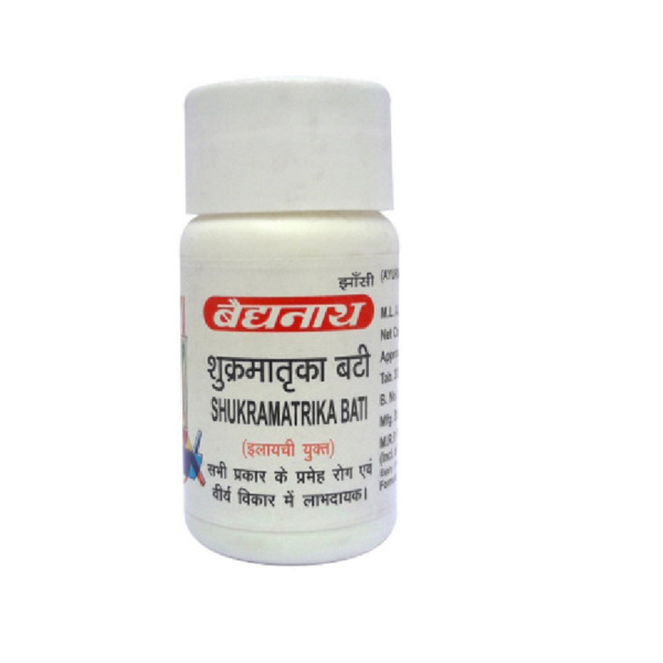 Baidyanath Shukramatrika Vati (40tab) For Sperm Quality, Urinary Track Infection (UTI),Urine Infections