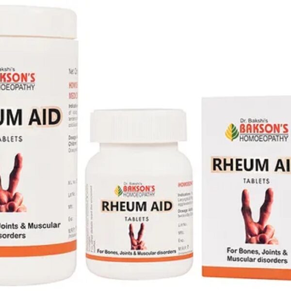 Bakson Rheum Aid Tablets Arthritis/Joint Pains,Muscular Weakness/Fatigue for  pain reliever headache joints pain