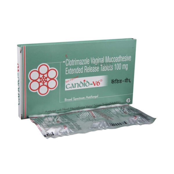 Candid-V 6 Tablet ER - 6 Tablets for Fungal infections  vagina