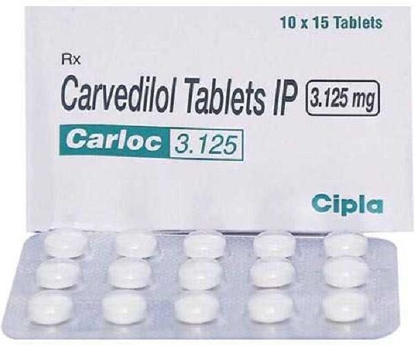 Carloc 3.125 mg - 30 Tablets