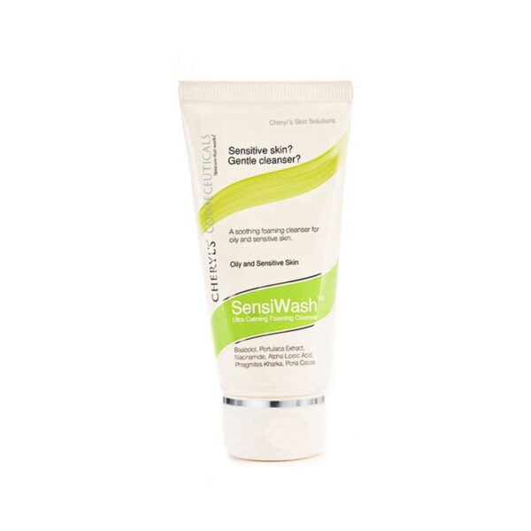Cheryl's Cosmeceuticals Sensiwash Face Wash - 50gm For Oily and Sensitive Skin, Acne, Pimples And Blackheads