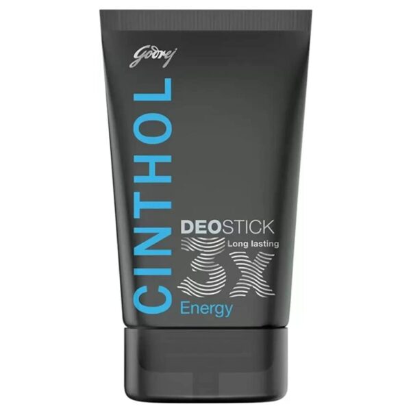 Cinthol Deo Stick for Men, 40g - 3X Long-Lasting Fragrance, Non-Sticky Cream Based Formula
