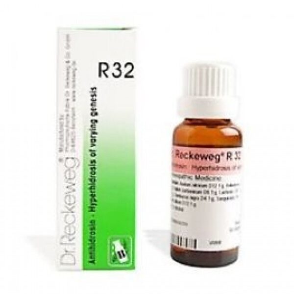 Dr Reckeweg R32 Homeopathic Drops 22 ml for fever  Excessive Perspiration Fever Care