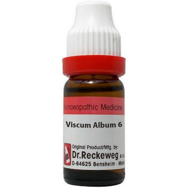Dr Reckeweg Viscum Album Dilution 11ml for asthma anxiety vertigo  blood pressure