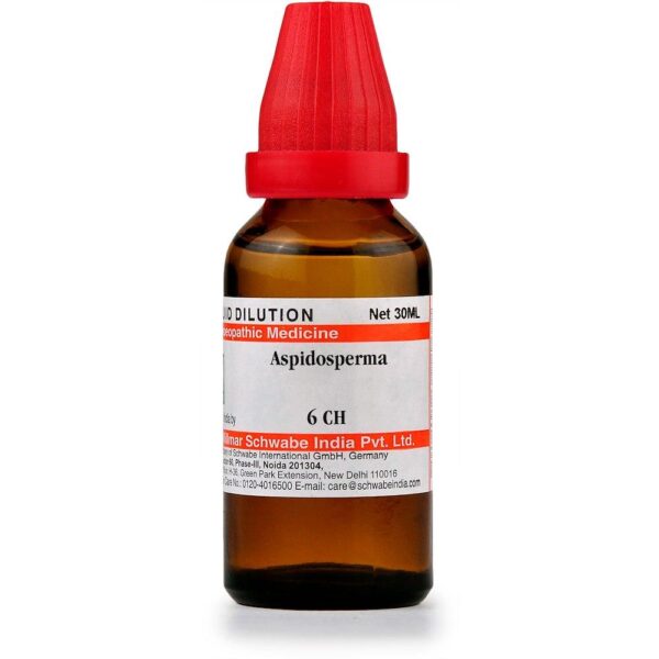 Dr Willmar Schwabe India Aspidosperma Dilution