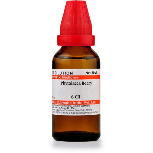 Dr Willmar Schwabe India Phytolacca Berry  Dilution (30ml)