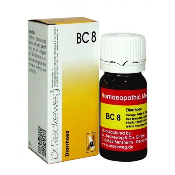 Dr. Reckeweg Bio Combination 8 Diarrhoea during dentition (20g) for vomiting bloating nausea kidney liver care