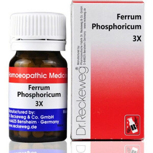 Dr. Reckeweg Ferrum Phosphoricum Bio-Chemic 20gm Tablets for joint pain headache diarrhoea