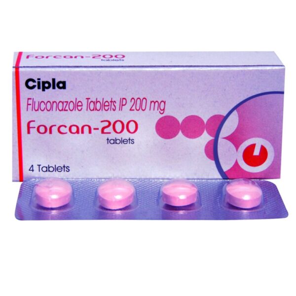 Forcan 200mg Tablet - 4 Tablets For Fungal infections