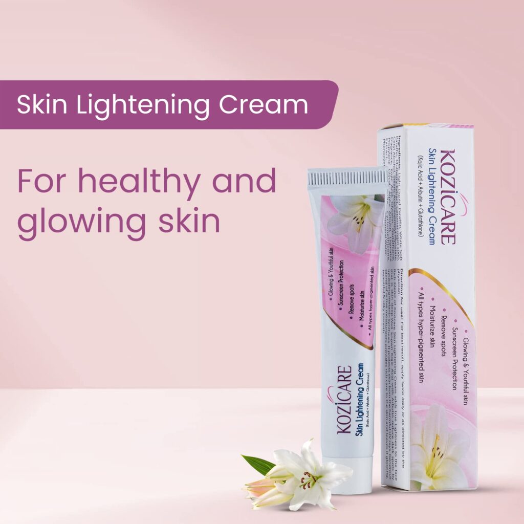 Dark Skin Bleaching Cream Whitening Lightening AHA Face and Body