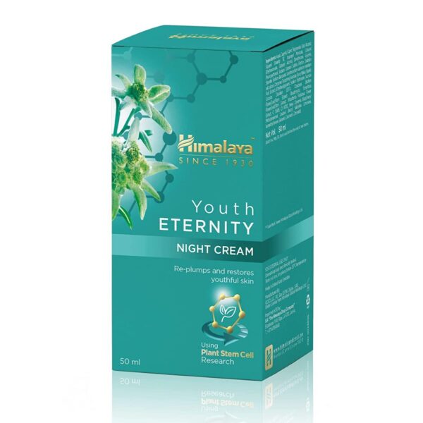 Himalaya Youth Eternity Night Cream (50 ml) For Women with Edelweiss, Apple extracts, fine lines and wrinkles