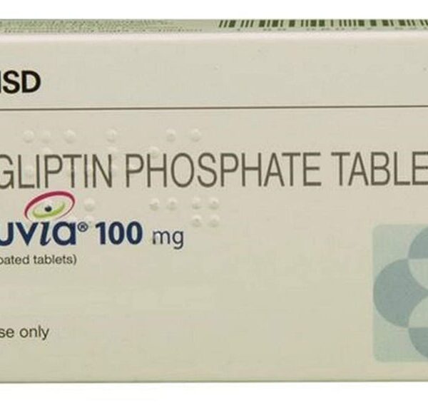Januvia 100mg 7 Tablet For used to treat type 2 diabetes mellitus
