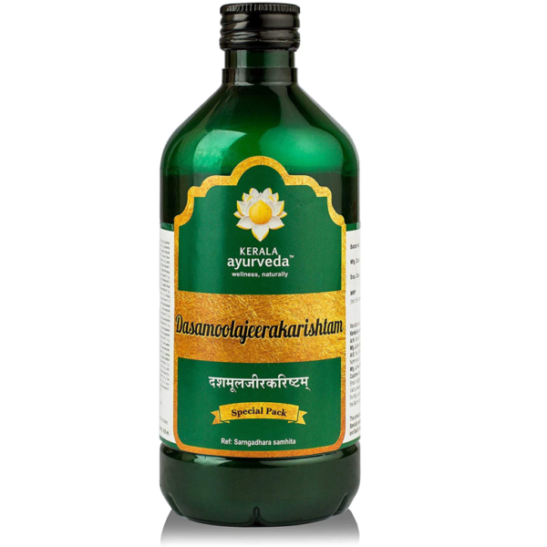 Kerala Ayurveda Dasamoolajeerakarishtam 435 ml for relieving acidity, loss of appetite