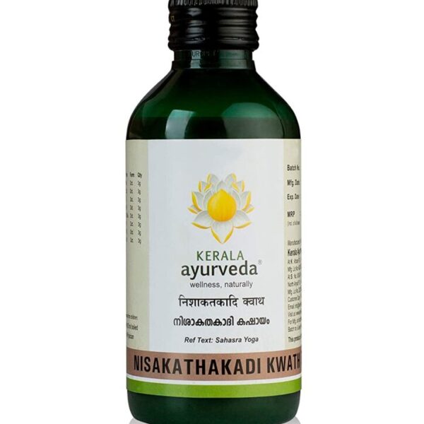 Kerala Ayurveda Nisakathakadi Kwath 200 Ml for pre-diabetes, Diabetes, maintain normal blood sugar levels
