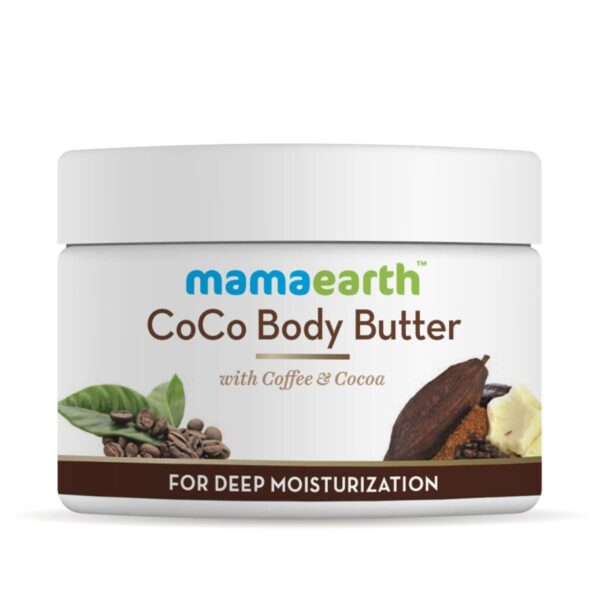 Mamaearth CoCo Body Cream Butter For Dry Skin, For Winters better than body lotion, with Coffee & Cocoa for Deep Moisturization- 200g