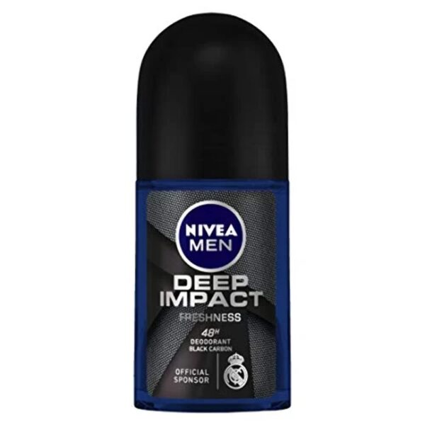 Nivea Deep Impact Freshess, Deodorant Roll On for Men, 50ml