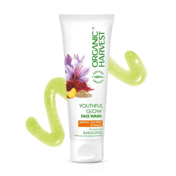 Organic Harvest Vitamin A Face Wash (100gm) For Dry Skin, Anti-Ageing, Wrinkles