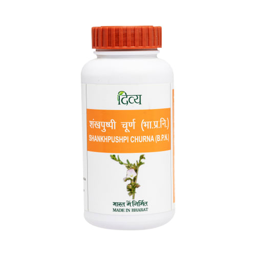 Patanjali Divya SHANKHPUSHPI CHURNA 100 gm for Pain, anxiety, insomnia, epilepsy, and convulsions