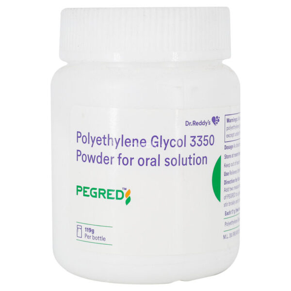 Pegred Powder 119gm for Oral Solution And Constipation