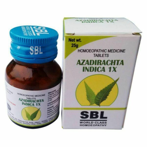 SBL Azadirachta Indica (Neem) (25g) Tablets for eczema  skin diseases