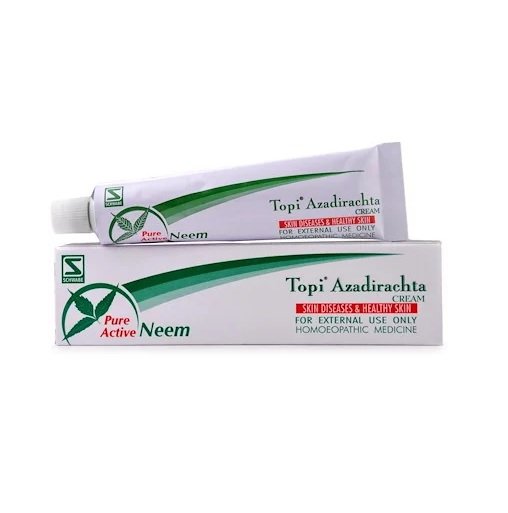 Dr Willmar Schwabe India Homoeopathic Topi Azadirachta Cream (25g) for itching eczema