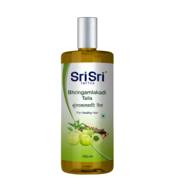 Sri Sri Tattva Ayurvedic Bhringamalakadi Taila - For Healthy Hair, 100ml for Improves hair quality hair fall hair care