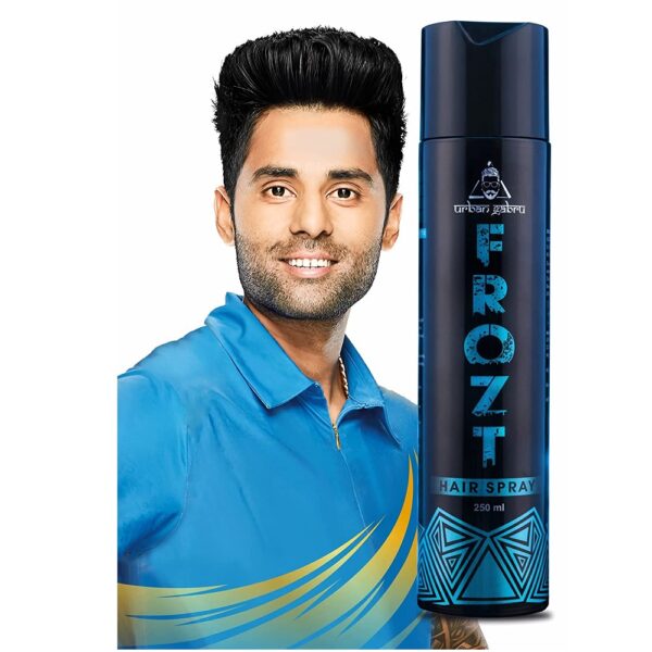 UrbanGabru Frozt Hair Spray (250 ml) For Men & Women, Extreme Hold, Freeze Hair  | Hair Set Spray