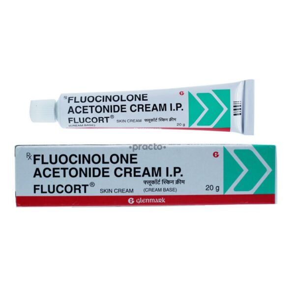 Flucort Skin Cream (20gm) provides relief from swelling, redness, and itching in the affected area.