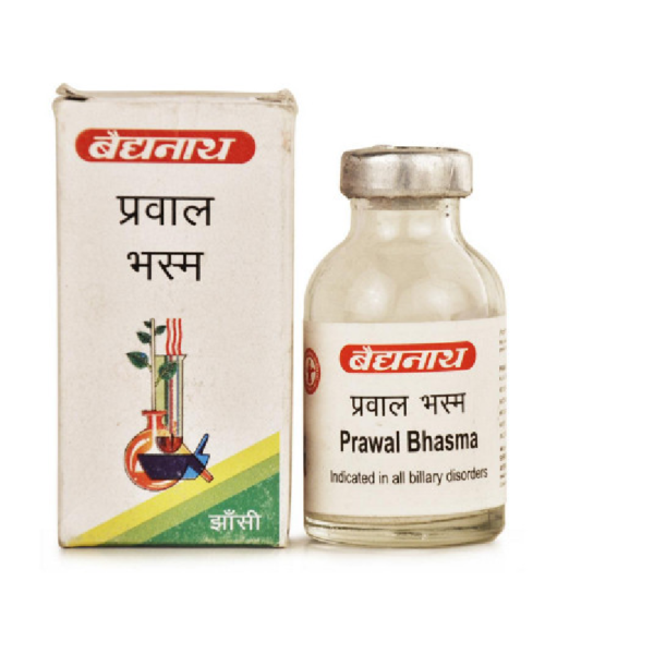 Baidyanath Prawal Bhasma (10g) For cough, asthma, bleeding disorders