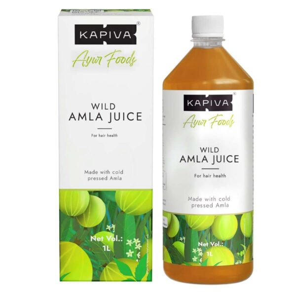 Kapiva Wild Amla Juice 1L for Hair Care  Improves the immune system