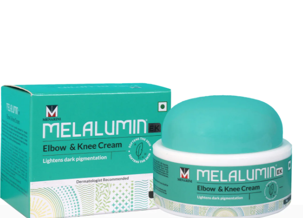 Melalumin EK Elbow & Knee Cream 50gm Lightens Dark Pigmentation