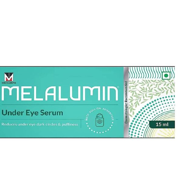 Melalumin Under Eye Serum 15ml Reduces Under Eye Dark Circle Puffiness